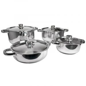 Batería de Cocina Línea Málaga de 8 piezas - Doral