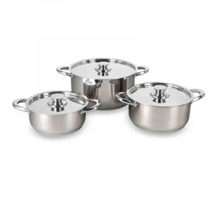 Batería de cocina 6 piezas 420-6SS - Wens