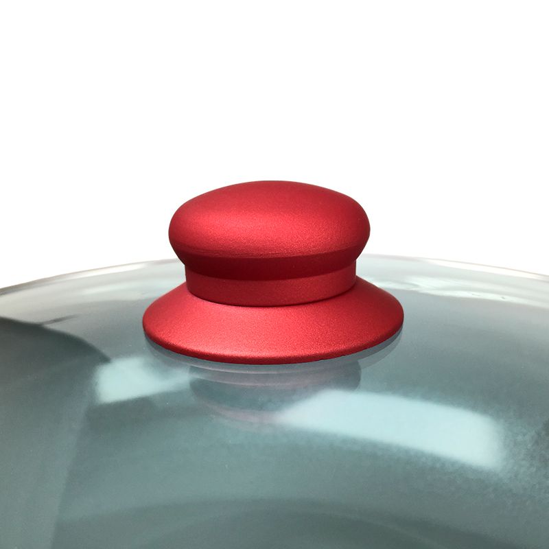 Wok de Titanio Montecarlo Color Rojo 30 cm - Doral - Imagen 3