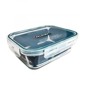 Contenedor Hermético de Vidrio Rectangular 750ml - Allegra