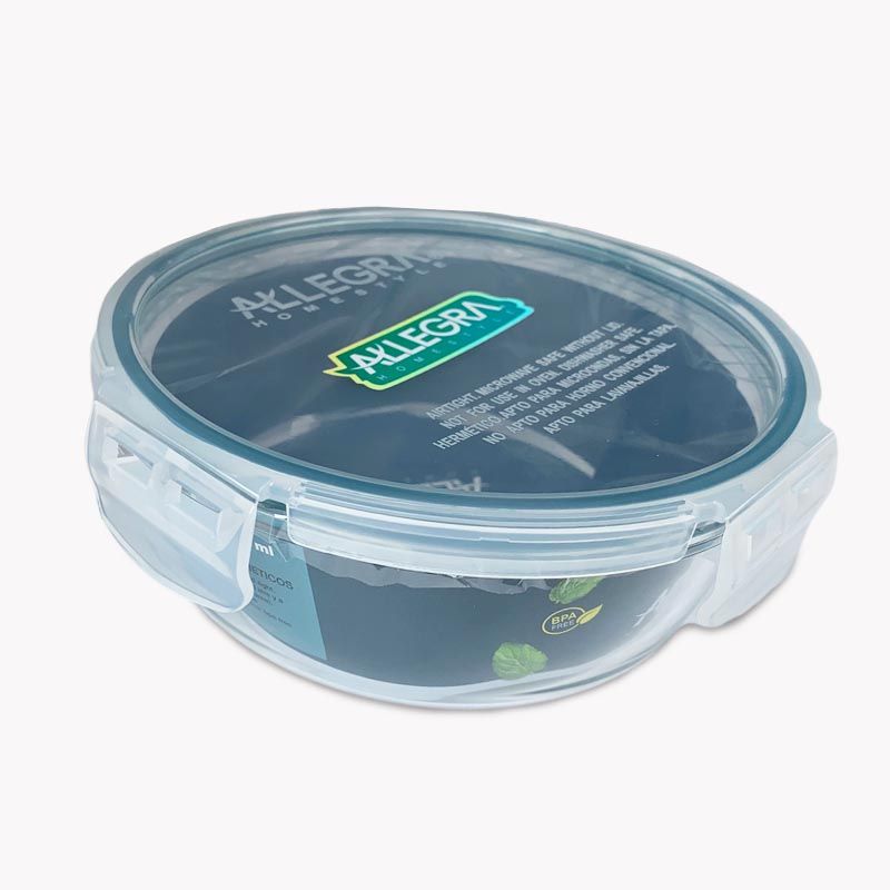 Contenedor Hermético de Vidrio Redondo 720 ml - Allegra