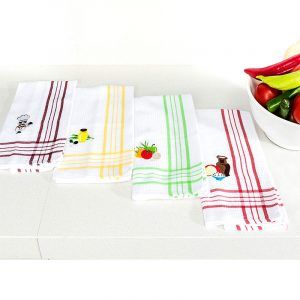 Set 2 Paño de Cocina Bordado - Doral
