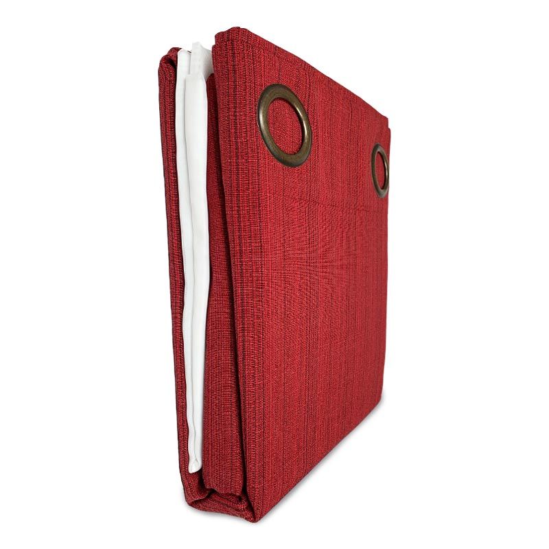 Cortina + Velo Rústico Combo Emilia / Terracota - Doral