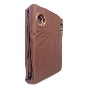 Cortinas Microfibra Blackout 2 piezas / Chocolate - Masel
