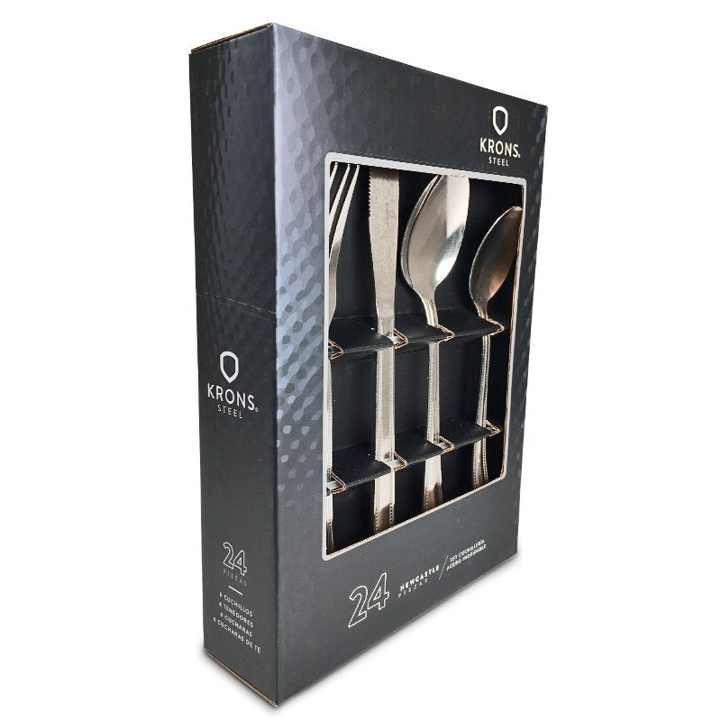 Cuchillería 24 piezas Juego Perlado / Newcastle - Krons - Imagen 3