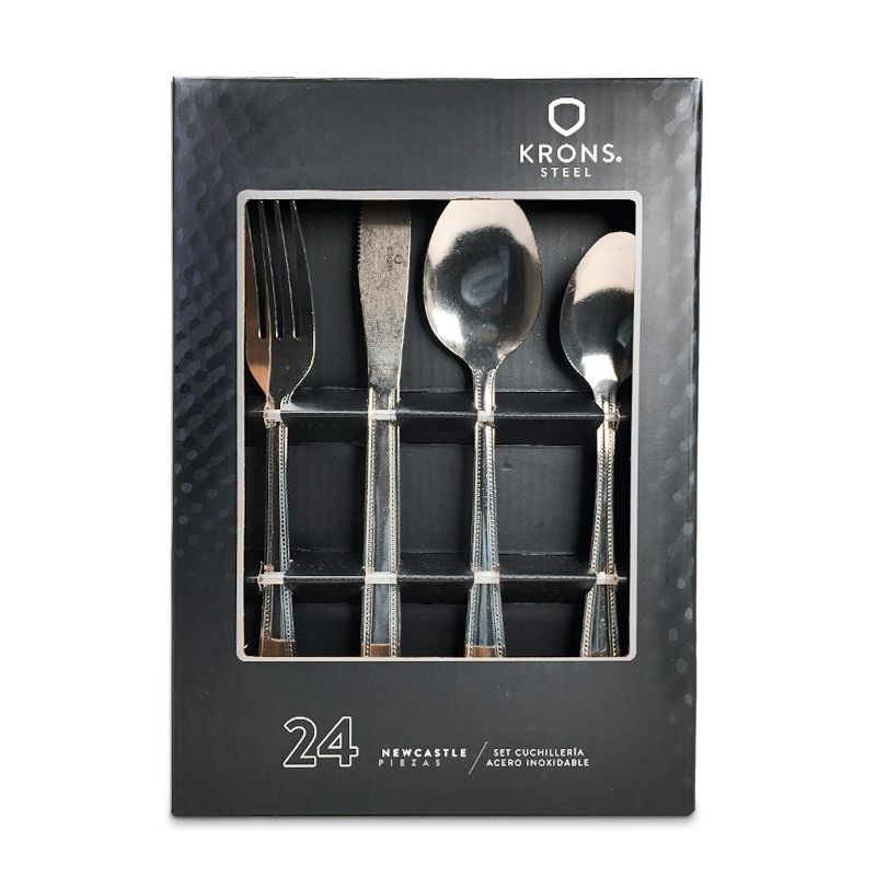 Cuchillería 24 piezas Juego Perlado Newcastle - Krons