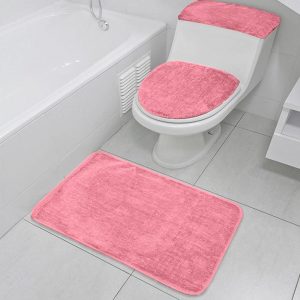 Set de Baño 3 Piezas Rosado