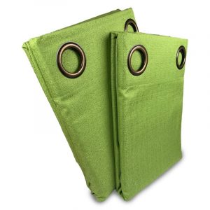 Set Cortinas Blackout 2 Paños Térmico Verde - Jovial
