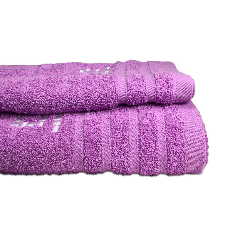 Set de 4 Toallas Jacquard Bordada / Crudo Morado - Doral - Imagen 5