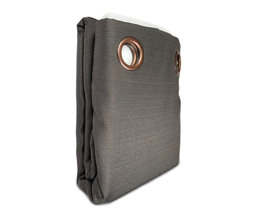 Combo Cortina Bárbara 8 Piezas / Gris Oscuro - Masel