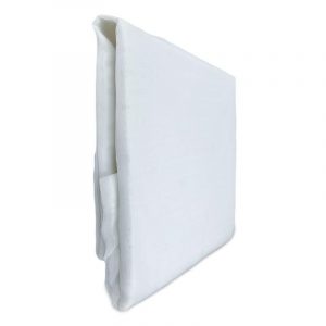 Set Cortina Velo Liso Presilla / Blanco - Jovial