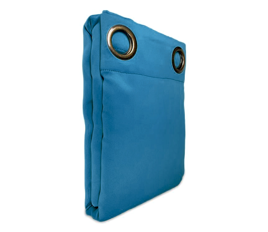 Juego Cortina Victoria Black Out 2 Paños / Azul Petroléo - Doral