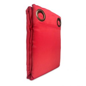 Juego Cortina Victoria Black Out 2 Paños / Rojo - Doral