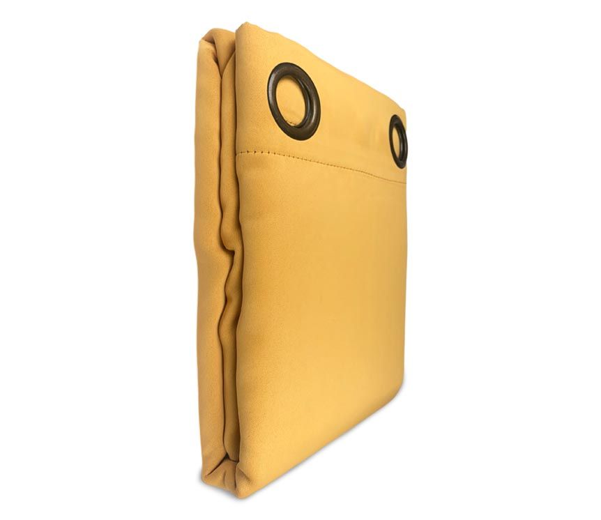 Juego Cortina Victoria Black Out 2 Paños / Mostaza - Doral