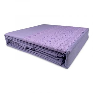 Juego de Sábanas Broderie Simone 1.5 Plazas / Violeta - Doral