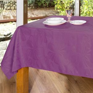 Mantel Jacquard Texturizado Premium / Morado - Doral