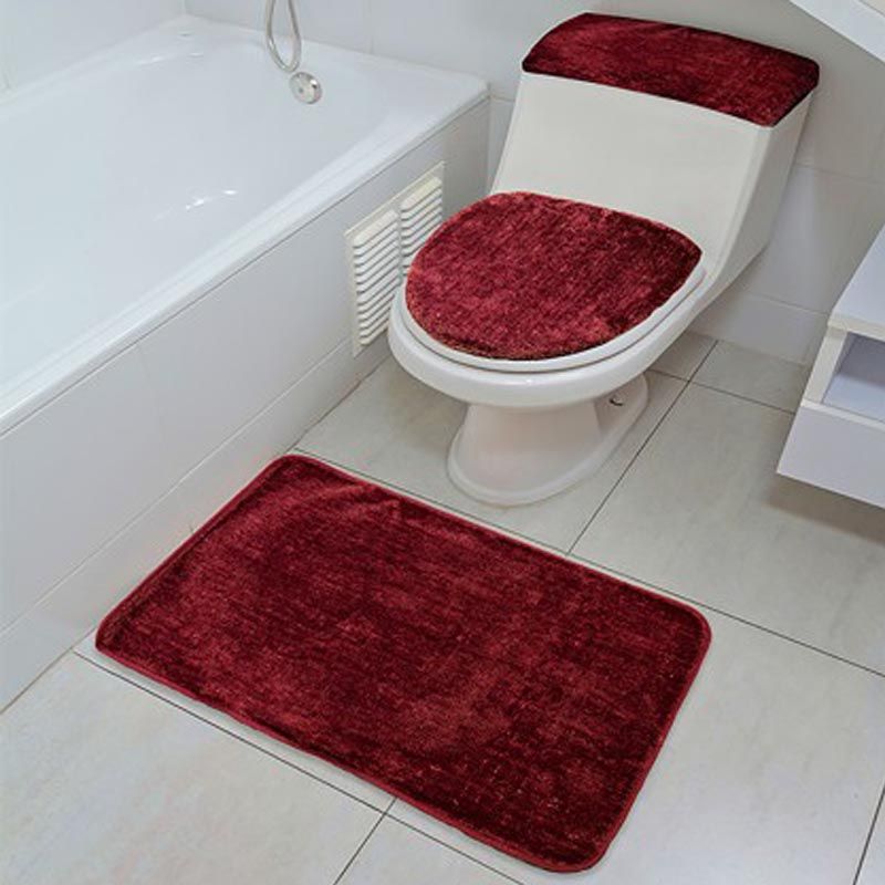 Set de Baño 3 Piezas / Burdeo - Doral
