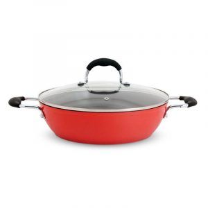 Guisera de Aluminio Forjado 28 cm Roja - Bohlier