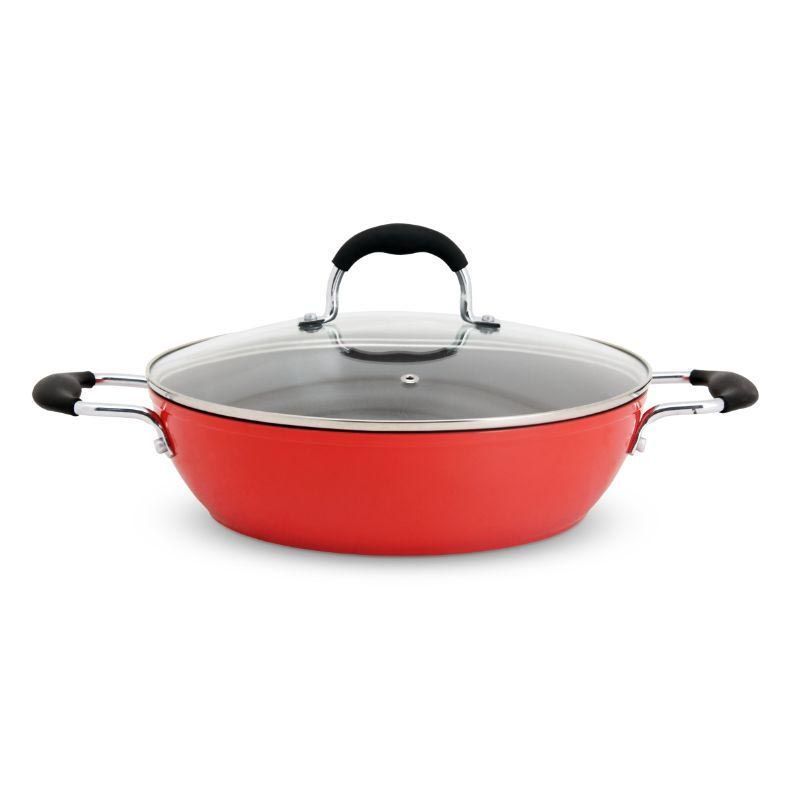 Guisera de Aluminio Forjado 28 cm Roja - Bohlier