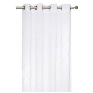 Jovial SET 2 VELOS BORD JAZMIN ARGOLLA ROMBO BLANCO