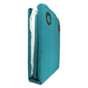 Cortina, Velo Rústico Combo Emilia Azul Petróleo - Doral