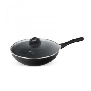 Wok con Tapa de Aluminio 30 cm Negro - Wens