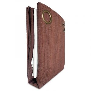 Cortinas Camila Combo 8 Piezas Café - Doral