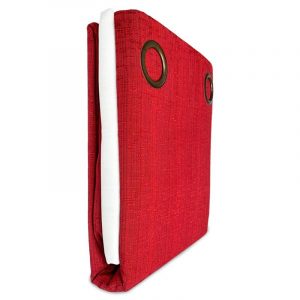 Cortinas Camila Combo 8 Piezas Rojo - Doral