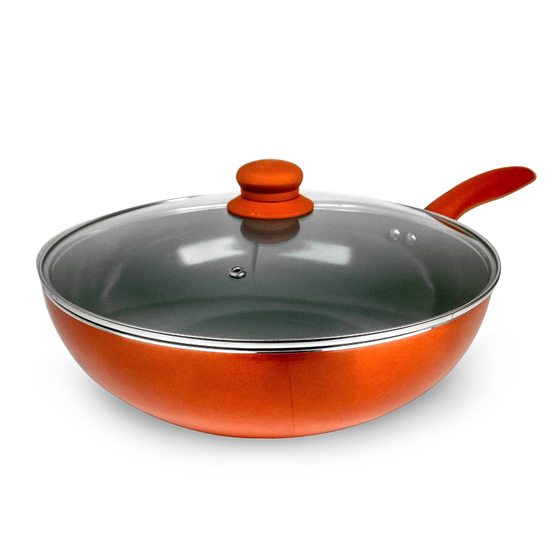 Wok Montecarlo de Titanio 26 cm / Salmón - Doral