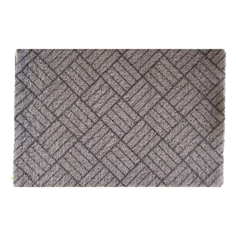 Limpiapiés Alfombra 40x60 cm / Cuadros y Rectángulos Grises - Doral