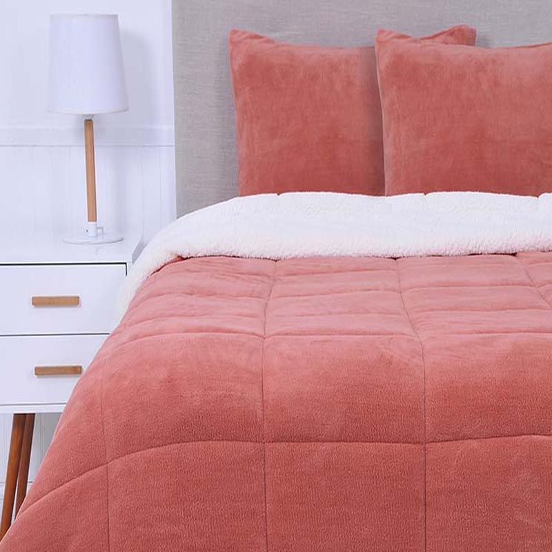 Mashini Plumon Coral Sherpa 2 P Terracota