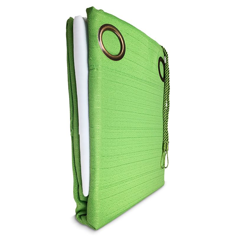 Cortina Rústico Tabatha Combo 8 Piezas Verde - Doral