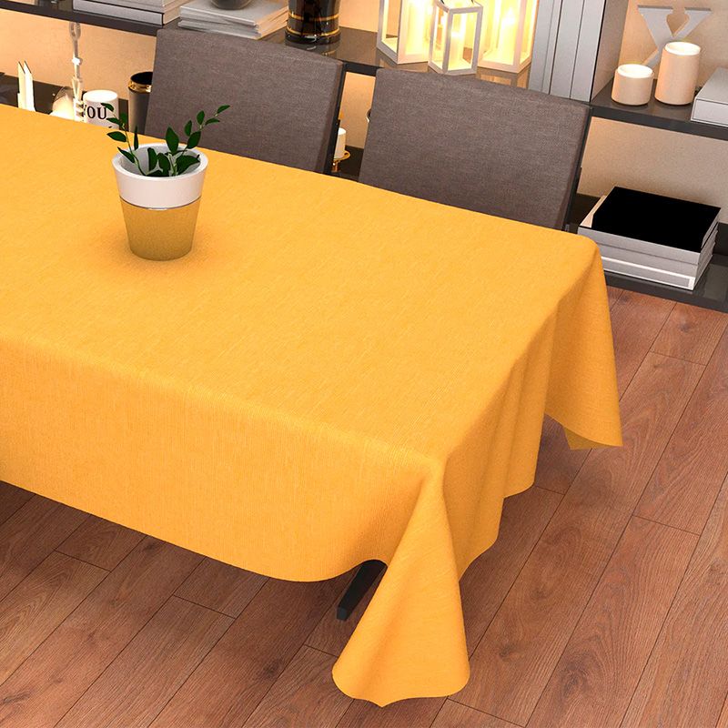 Mantel Rústico Rectangular 150x210 / Mostaza - Doral