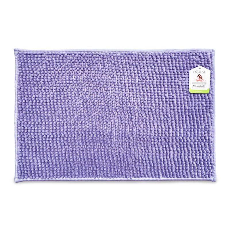 Piso de Baño Marbella Shaggy / Morado - Doral