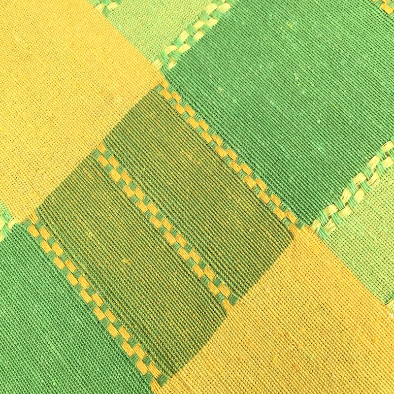 Mantel Polycotton Rectangular / Cuadros Verdes Amarillos - Doral - Imagen 4