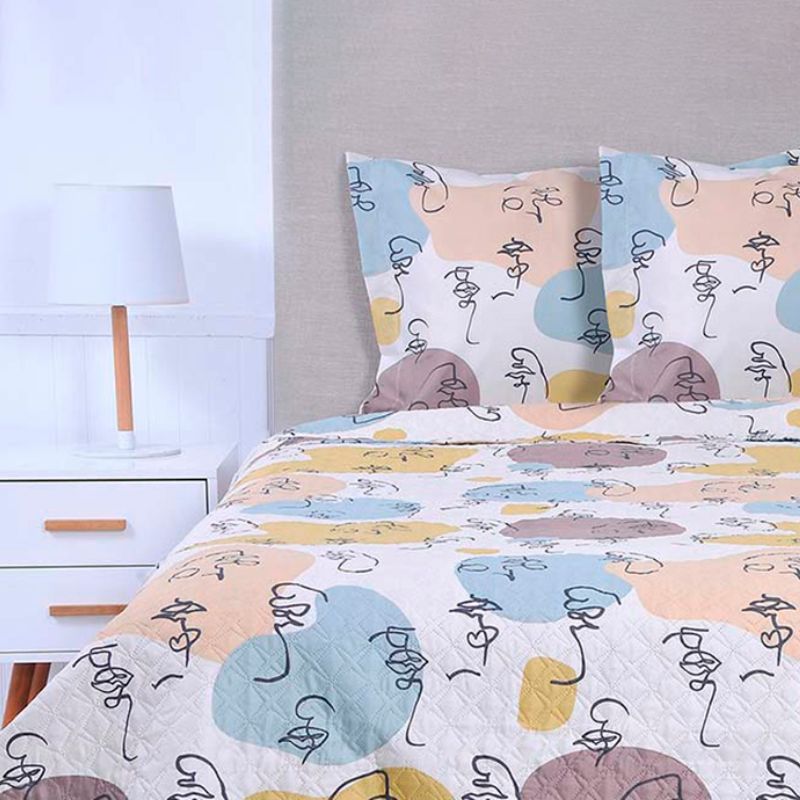 Quilt Cordoba 2 Plazas Faces - Mashini