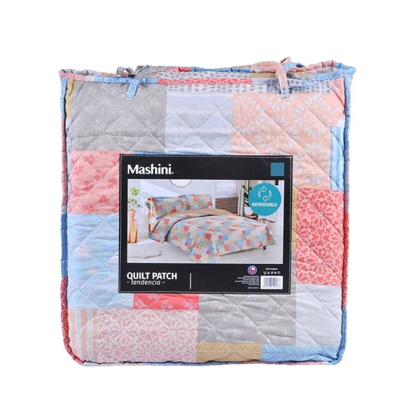 Quilt Cosido Patchwork 1.5 Plazas / Géminis - Mashini - Imagen 4