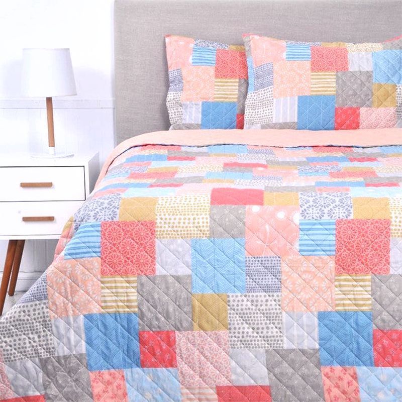 Quilt Patch Cosido 2 Plazas Geminis - Mashini
