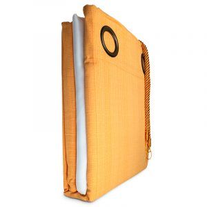 Cortina + Velo Rústico Combo Emilia Mostaza - Doral