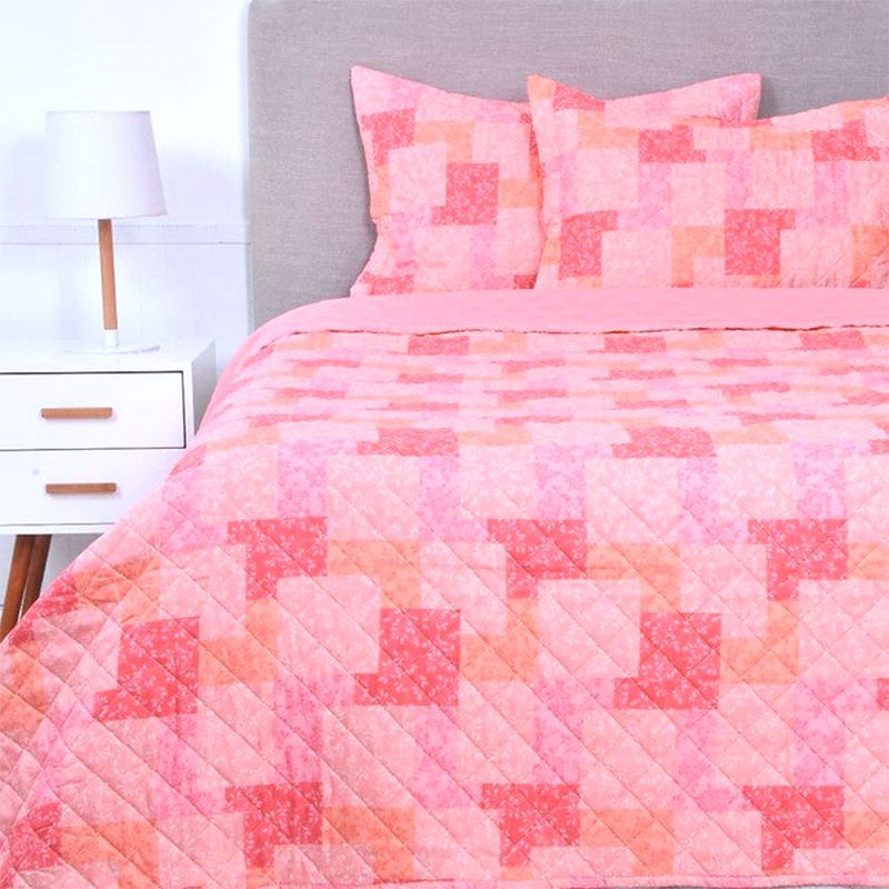 Quilt Patch Cosido 2 Plazas Virgo - Mashini