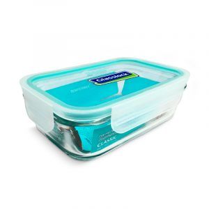 Contenedor Hermético de Vidrio Rectangular 400 ml - Glasslock