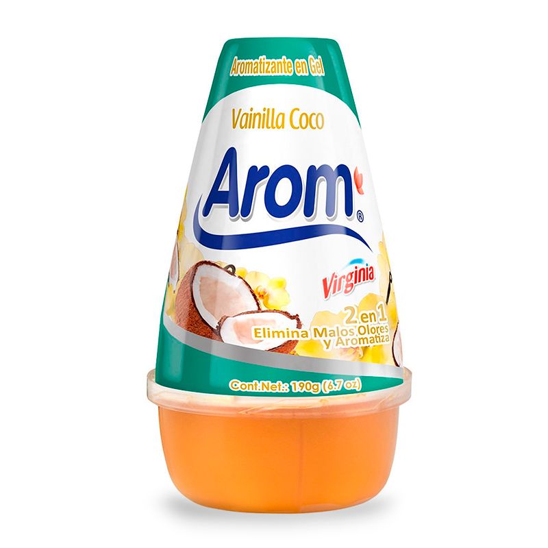 Aromatizante en Gel 190g Vainilla Coco - Arom