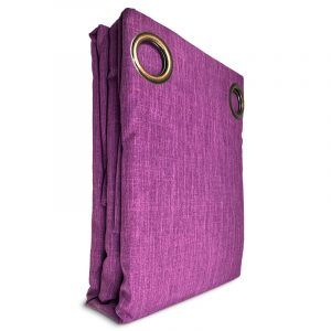 Cortina Blackout City 2 Paño Térmico Amazon City Lila - Doral