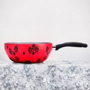 Wok Happy Colors de Titanio 22 cm Rojo - Doral