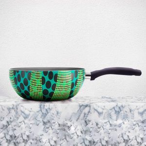 Wok Happy Colors de Titanio 22 cm Verde - Doral