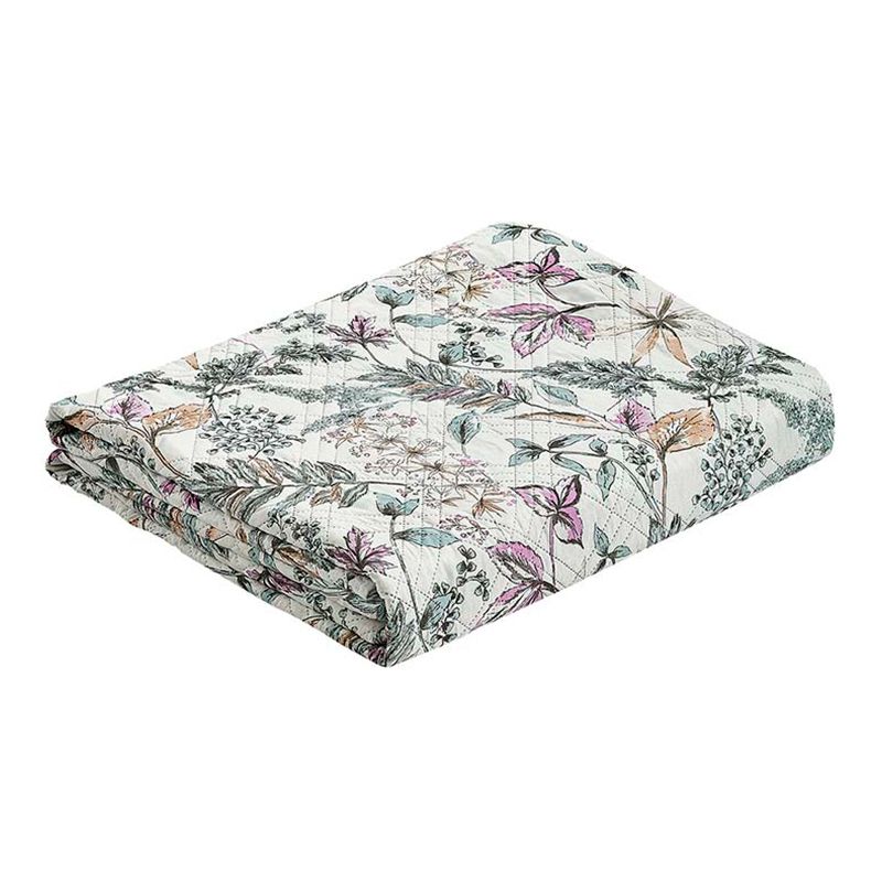 Quilt Estampado 1.5 Plazas / Hoja Gris - Andes - Imagen 2