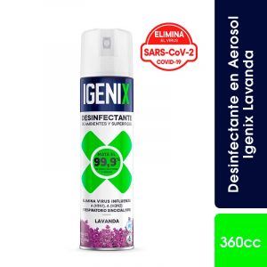 Desinfectante en Aerosol 360cc / Lavanda - Igenix