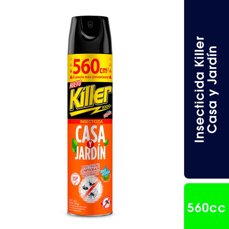Insecticida en Aerosol 560 cc / Casa & Jardín- Killer