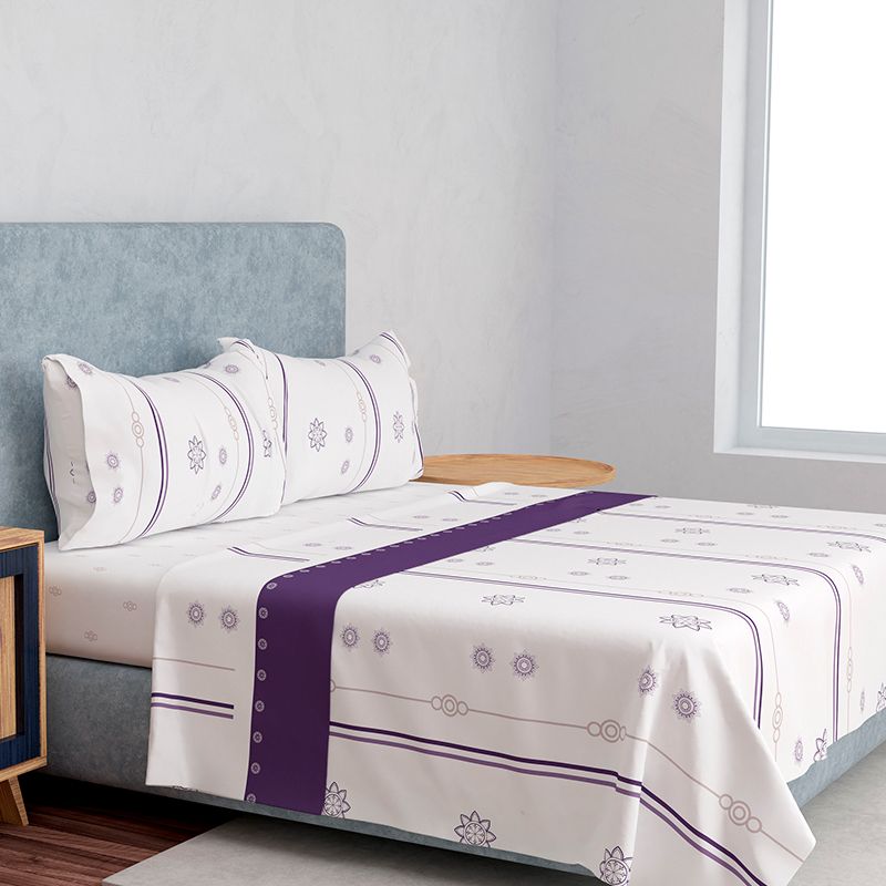 Sábanas 144 Hilos Composé Premium 1.5 Plazas / Mandála Dream - Doral