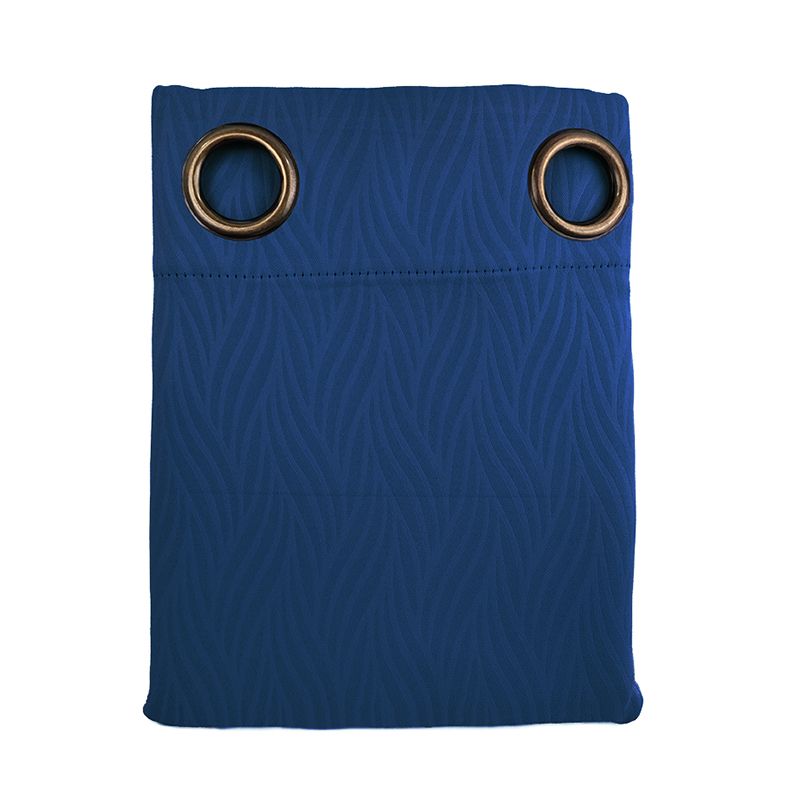 Juego Cortina Victoria Black Out Embossed / Azul Marino- Doral
